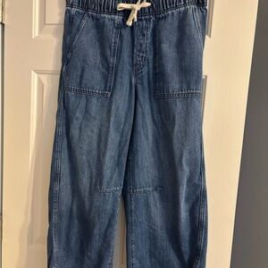 GAP Women's Blue Ankle Jeans with Drawstring